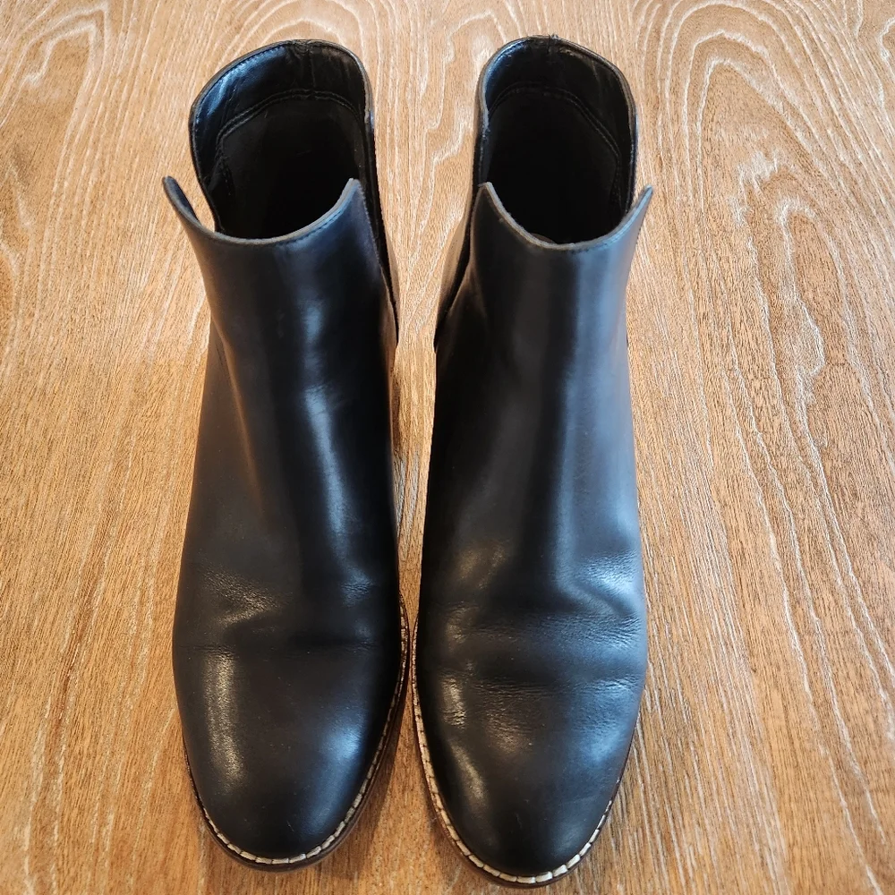 COLE‎ HAAN Grand OS Signature Abbott Black Chelsea Ankle Boots Women's Size 7.5